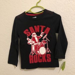 NWT “Santa Rocks” Long Sleeve 2T & 18-24mo.